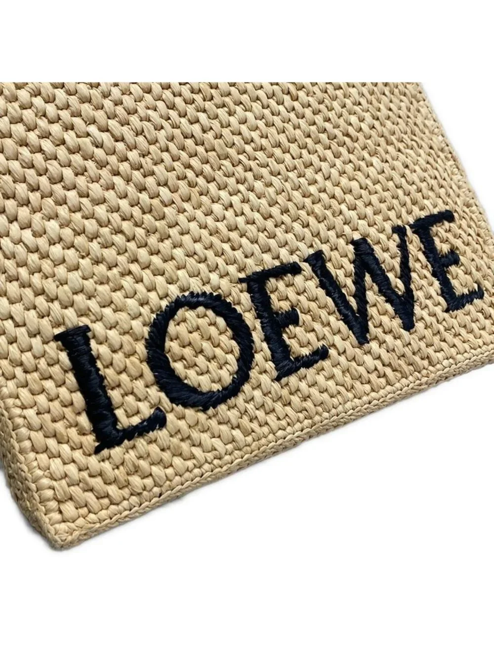 Loewe Tote Font Small Beige Black Dark Brown